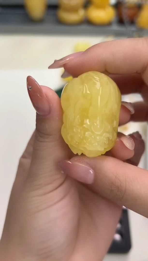 裸石琥珀未镶嵌琥珀蜜蜡吊坠