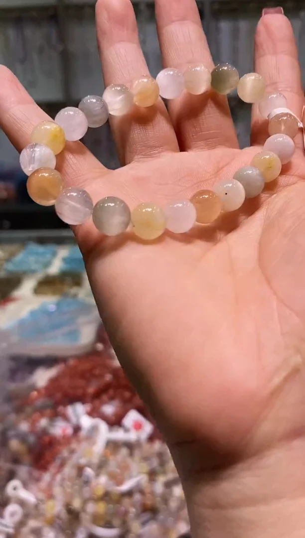 未镶嵌手链水晶多样性发其一兔毛8.5+