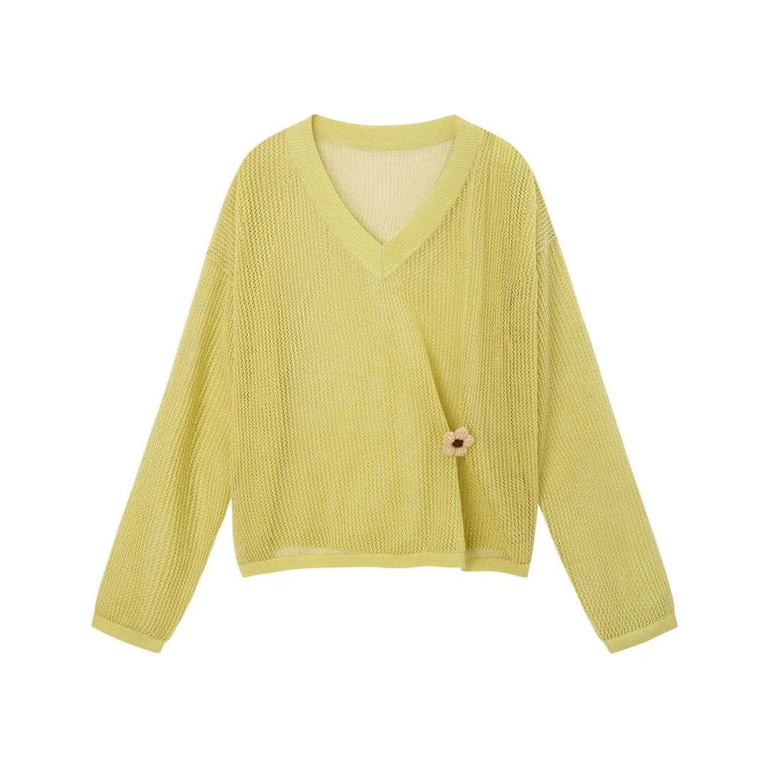 片断2024春夏季针织衫P4D622207M01