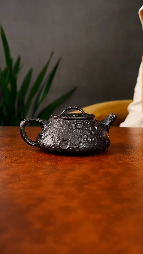 灶***️冰碛岩石头茶壶
