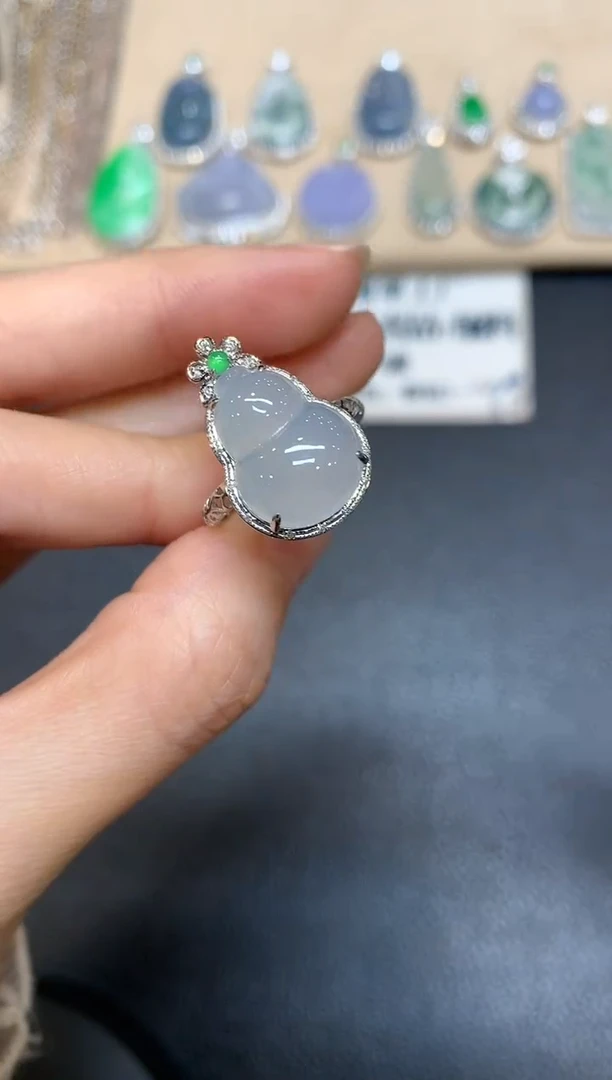 【闪购商品】翡翠戒指18K金镶嵌两用款【无服务费多样性发其一