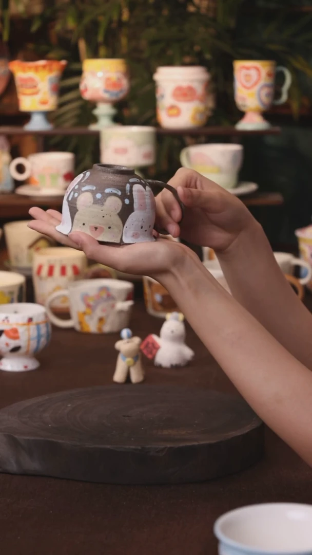 摆件景德镇原创手工陶瓷