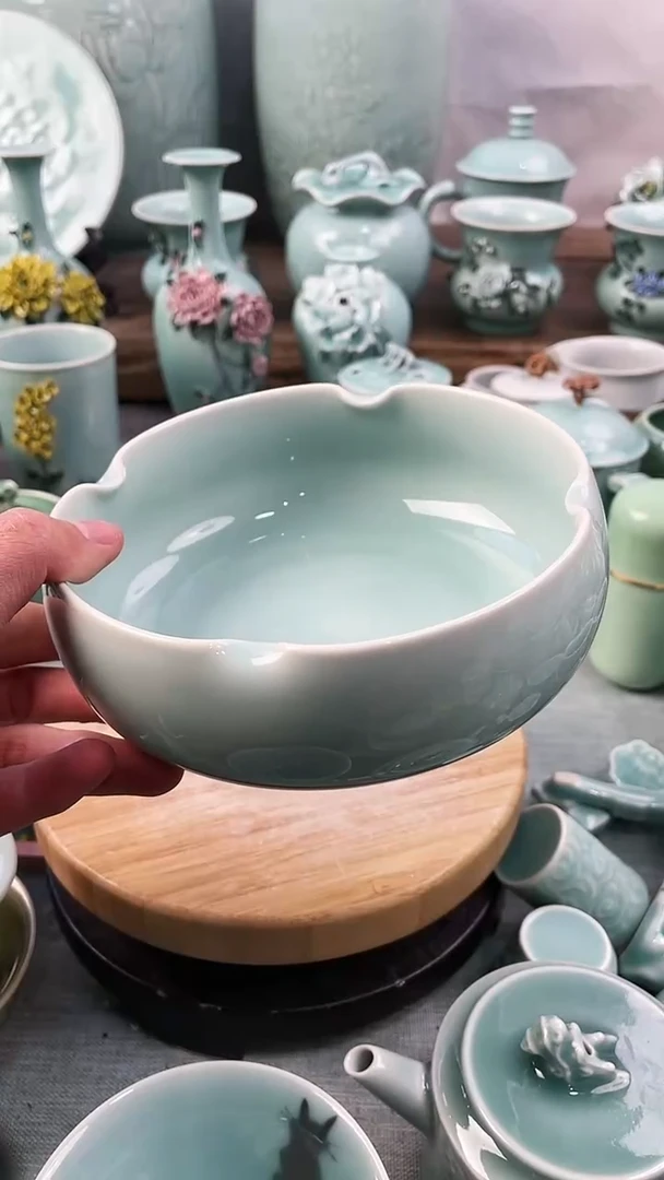 【闪购商品】特价 微瑕 慧仙青瓷