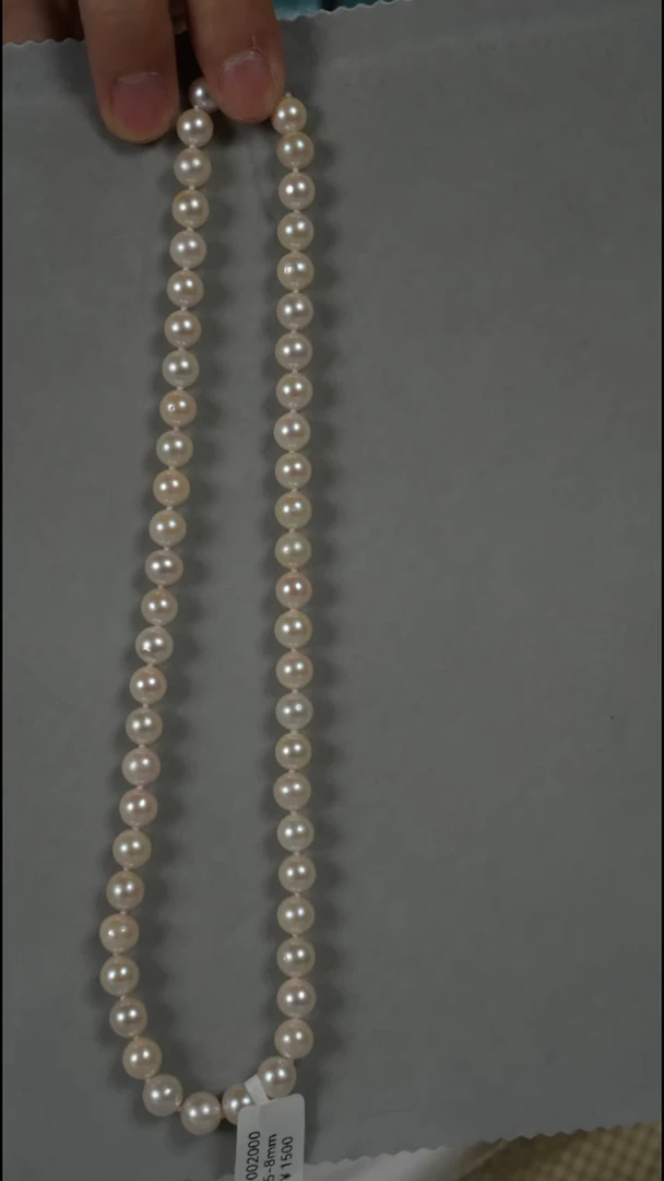 银S925镶嵌耳钉海水珍珠AK羽皇金7.5-8mm