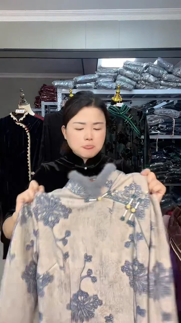 1--2XL--默认微瑕疵苏州高端旗袍孤品闪购--完美注意慎拍