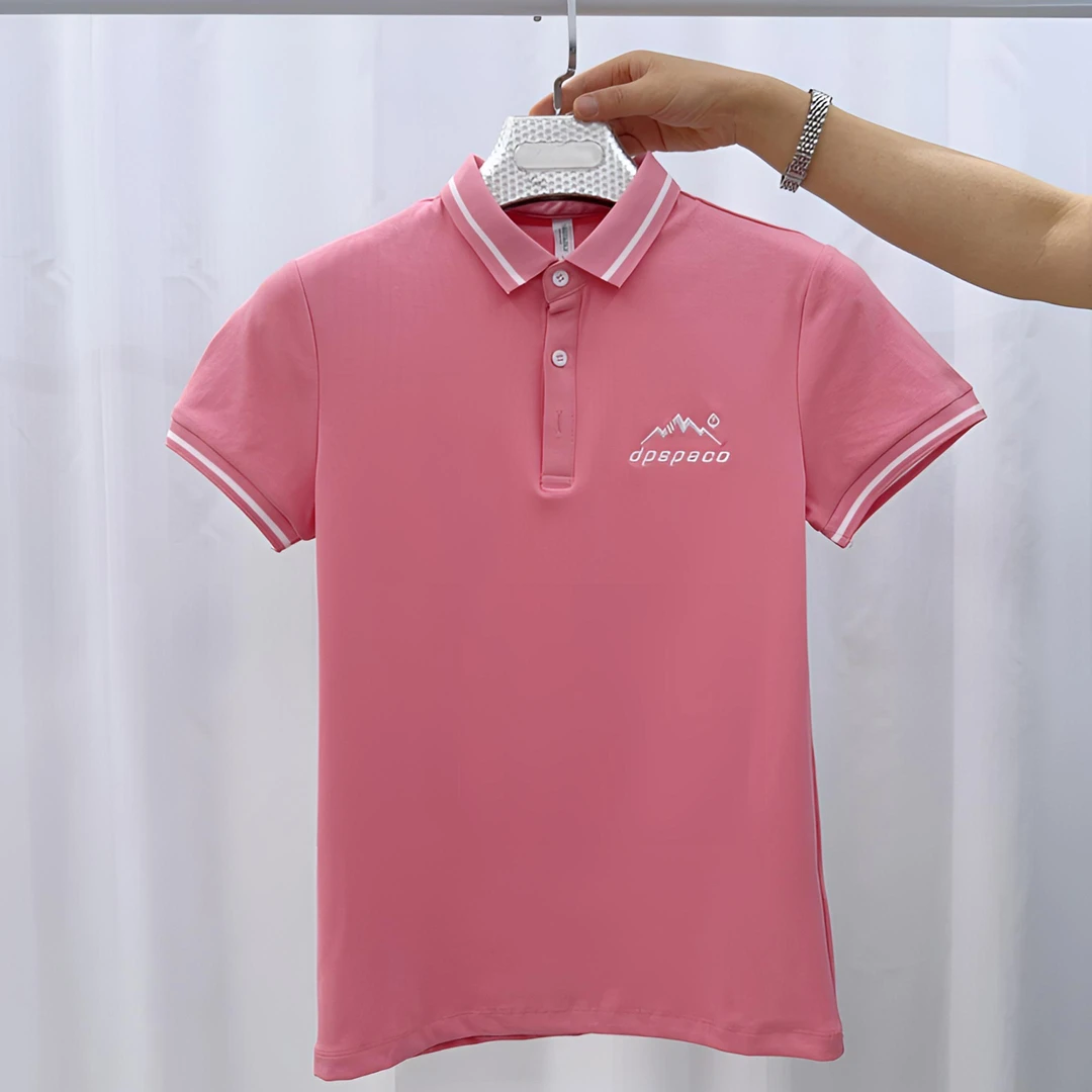 2025刺绣短袖男免烫夏季Polo衫修身时尚韩版男装休闲百搭简约翻领