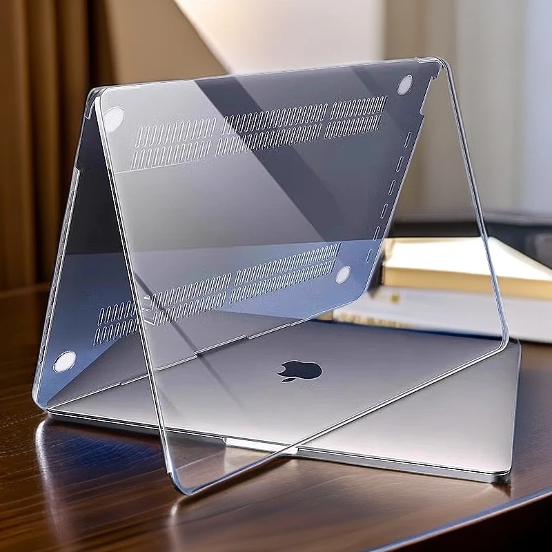适用苹果2025mac保护壳13air笔记本外壳pro14电脑套M4透明磨砂膜