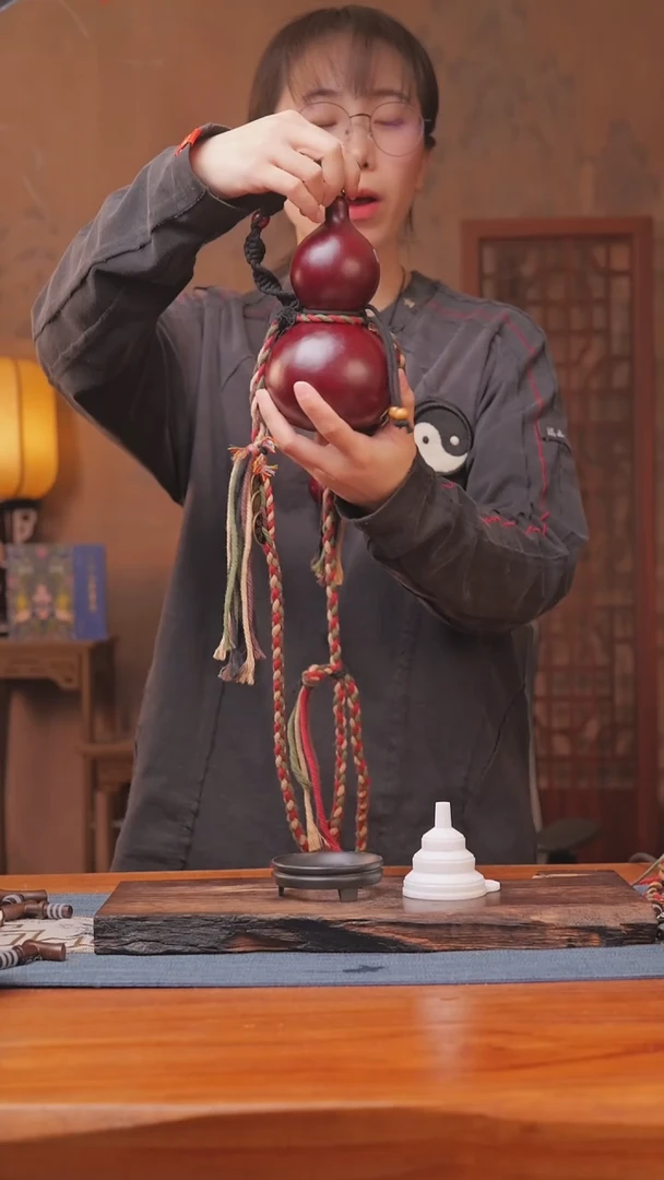 1485号链接精品大漆葫芦现货现发[一物一拍]