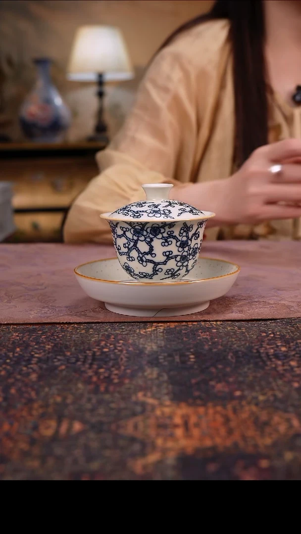 杯景德镇陶瓷杯碗柴烧多人