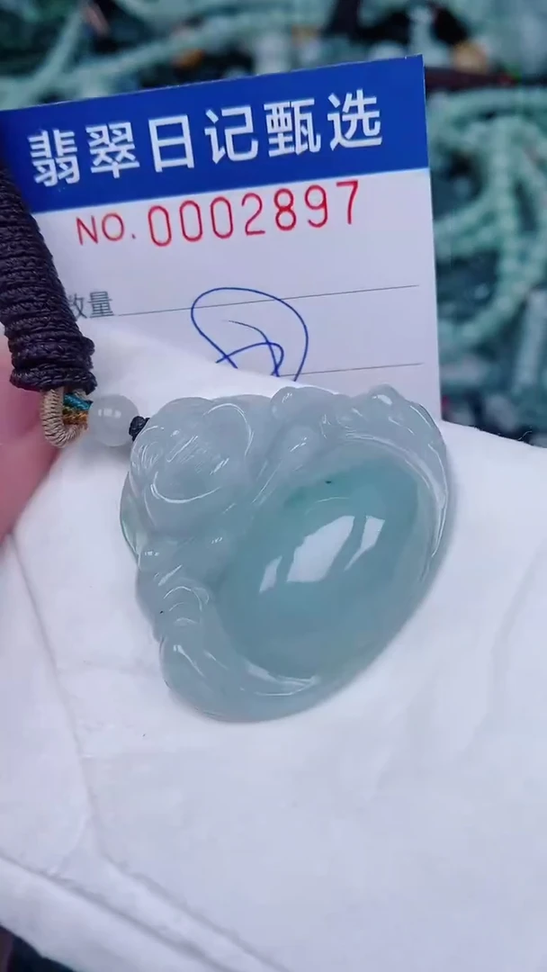 翡翠未镶嵌颈饰00002897