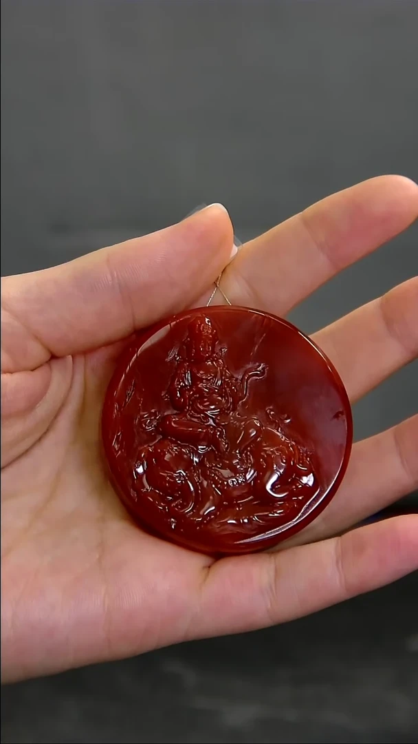 未镶嵌雕刻南红玛瑙008ZB1010产品一个