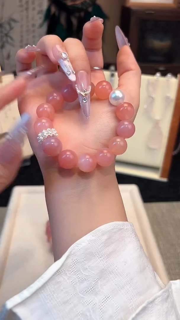 【闪购商品】水晶手链合金盐源玛瑙
