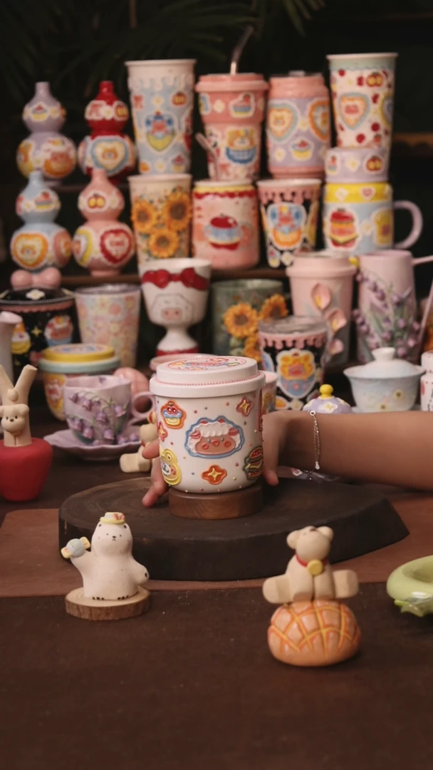 摆件景德镇原创手作陶瓷