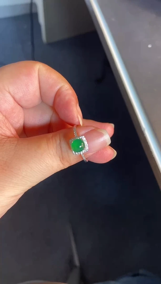 吊坠(不含链)银S925镶嵌翡翠1