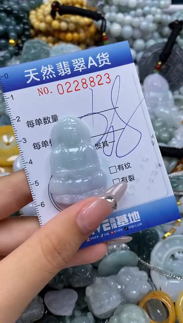翡翠未镶嵌颈饰闪购0228823