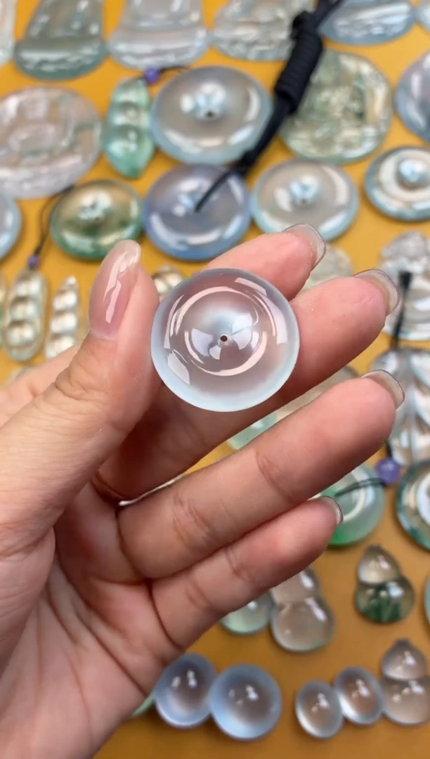 吊坠(不含链)未镶嵌翡翠平安扣 25.8 5.8