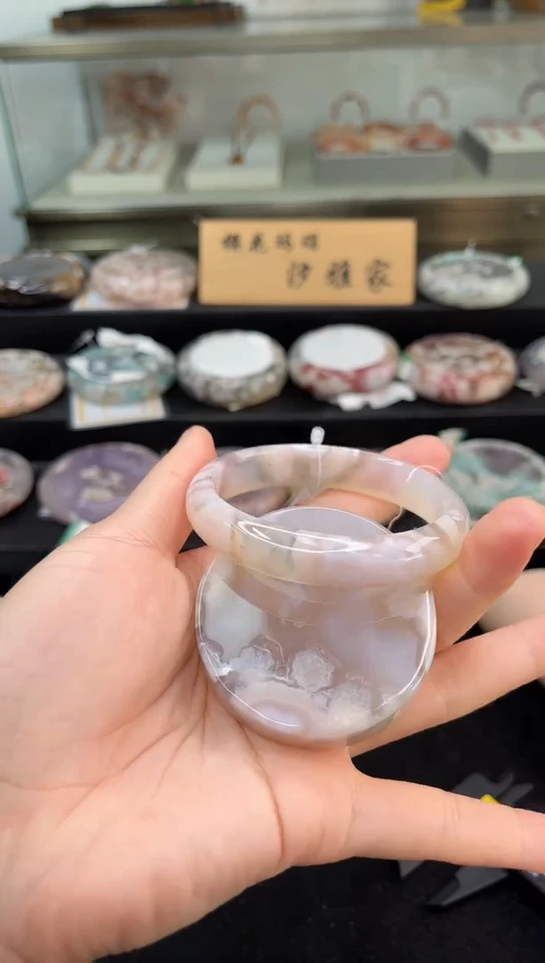 未镶嵌手镯石英质玉57圈口（赠品镯心）3572158