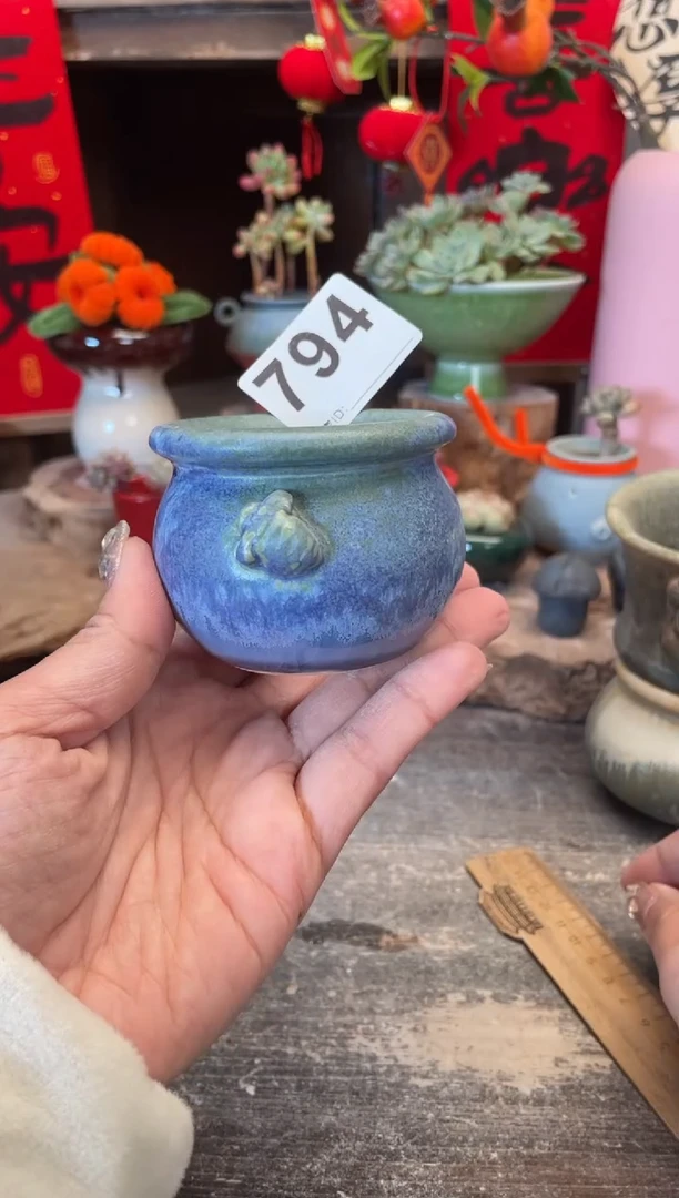 【闪购商品】摆件794知木小芳花盆