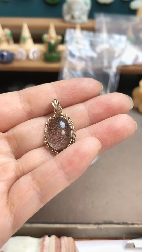 颈饰未镶嵌水晶美*水晶吊坠