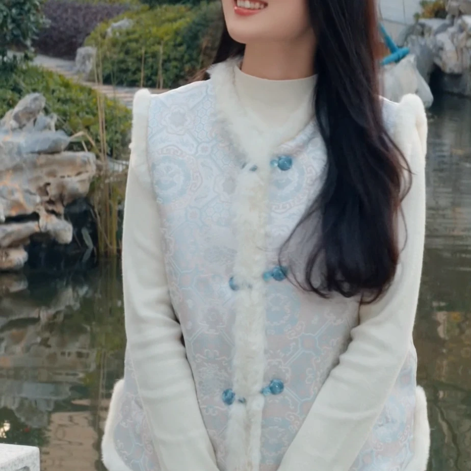 云期一梦【万象叠】加厚棉马夹！新中式改良马甲~