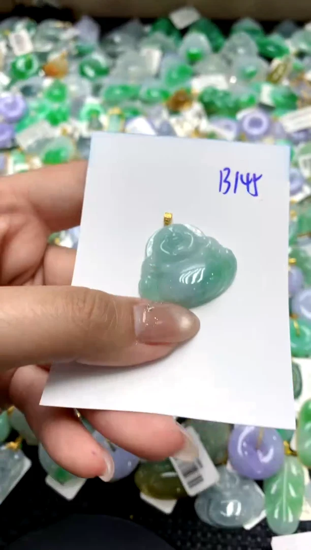 【闪购商品】翡翠颈饰18K金镶嵌1111111111111111