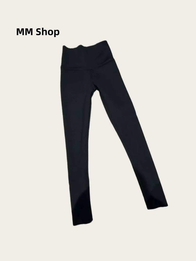 冬季必入款高弹加厚绒舒暖哑光黑打底裤