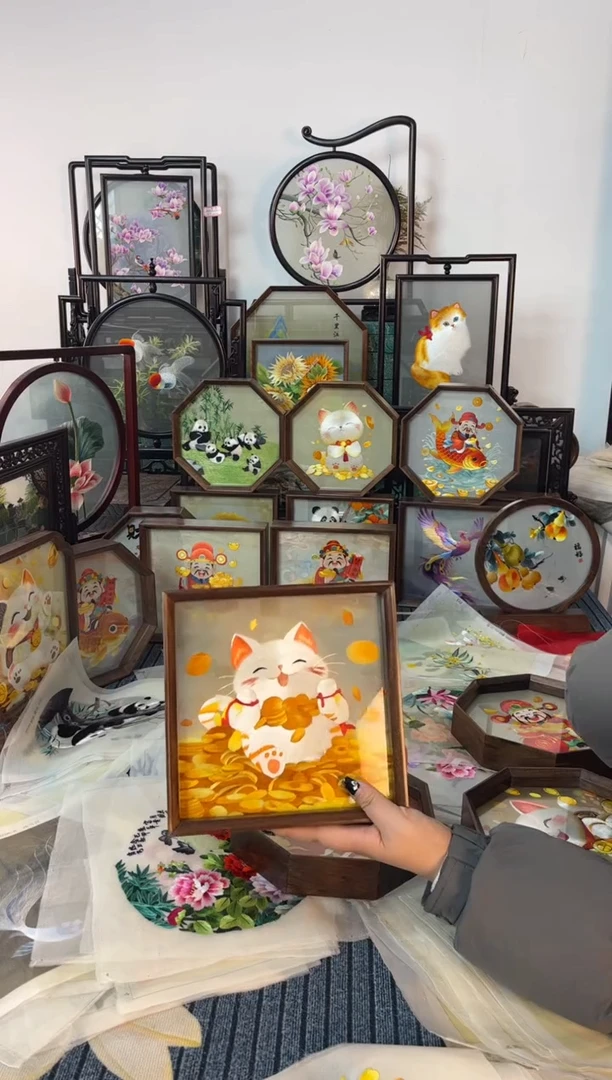 刺绣苏绣手工刺绣绣品