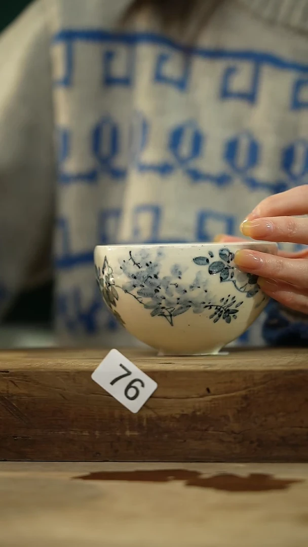 【闪购商品】瓷片设计师手作款· 小雾垂露青花手绘系列