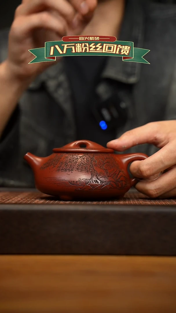 茶壶紫砂宜兴原矿 紫砂手工紫砂壶容量300cc