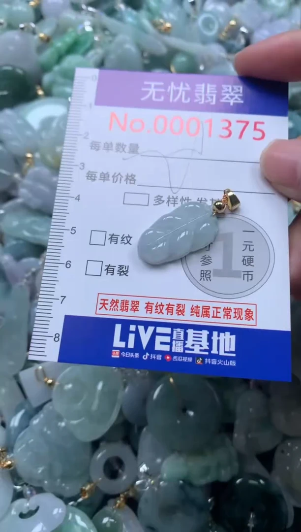 颈饰未镶嵌翡翠1375