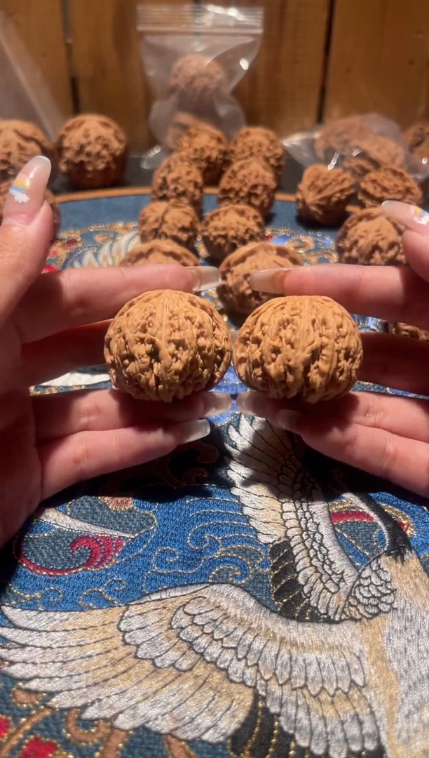 把件文玩核桃849 密纹40