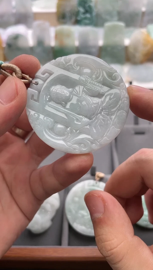 【闪购商品】翡翠颈饰未镶嵌..../2/19/ 103