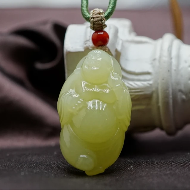 【山哥专享】和田玉黄口佛 BX051403