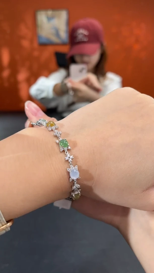 银S925镶嵌挂件翡翠边城刀客/004448r/孤品