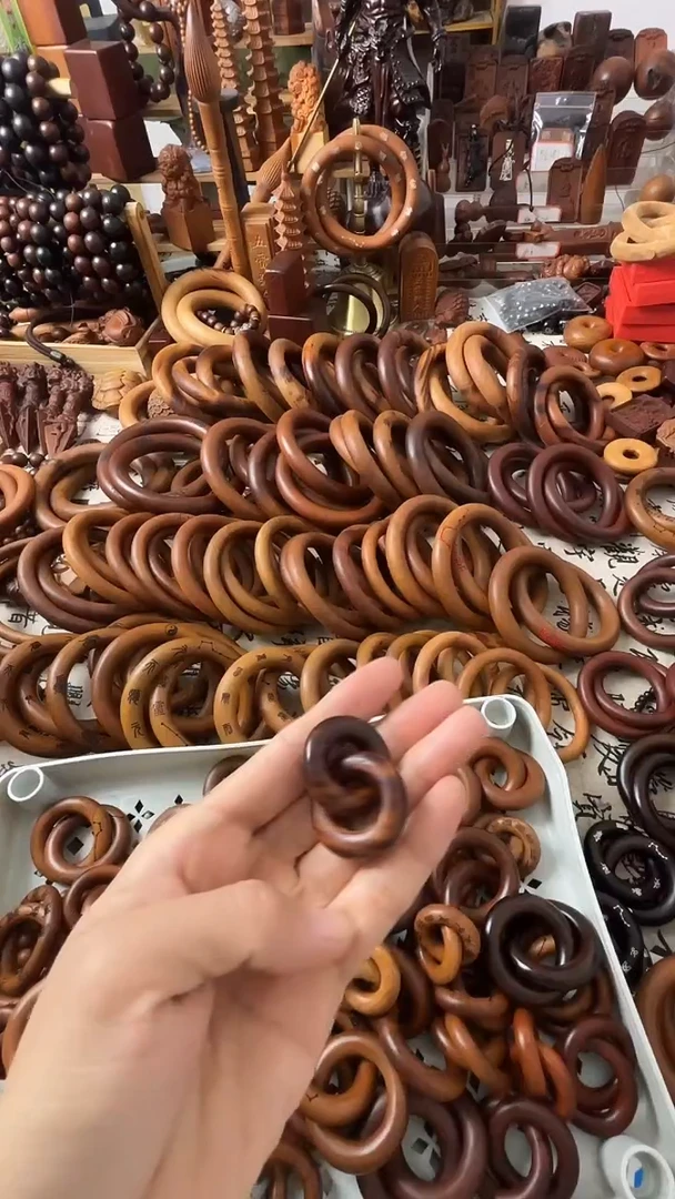 枣木乾坤圈桃木1.5圈口一物一拍