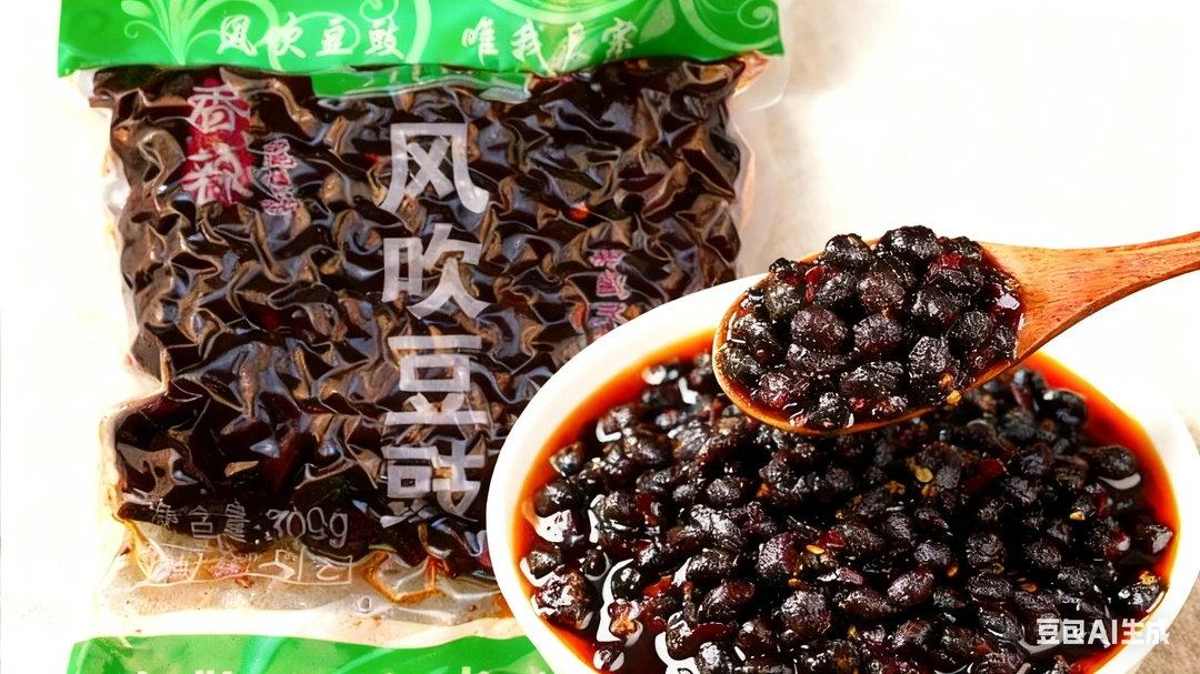 香辣风吹豆豉云南弥勒特产农家味黑豆豉下饭菜