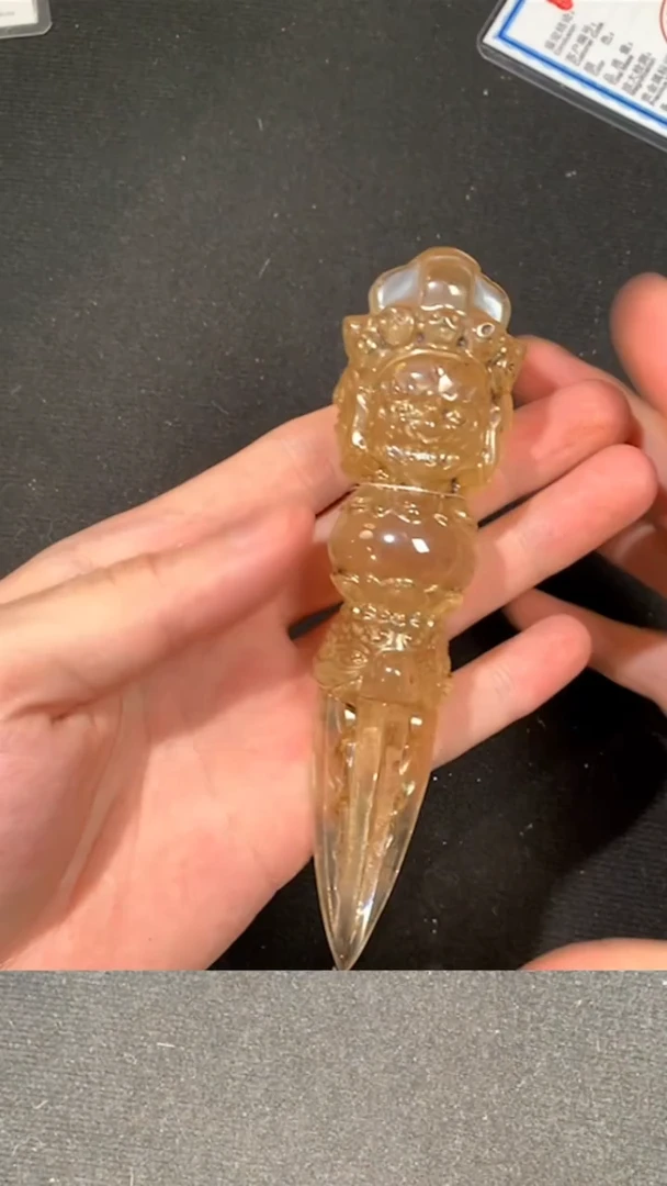 把件未镶嵌水晶一物一证 宝趣收藏