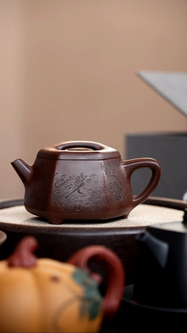 茶壶紫砂高货礼盒壶3只/012