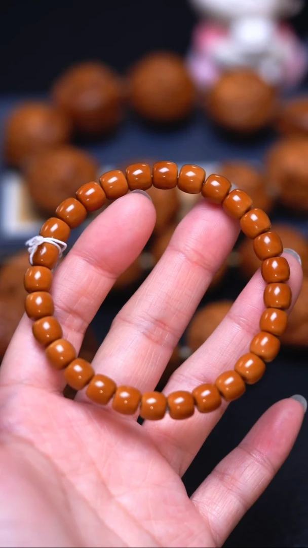 手串/手链橄榄核笑****g核尖80