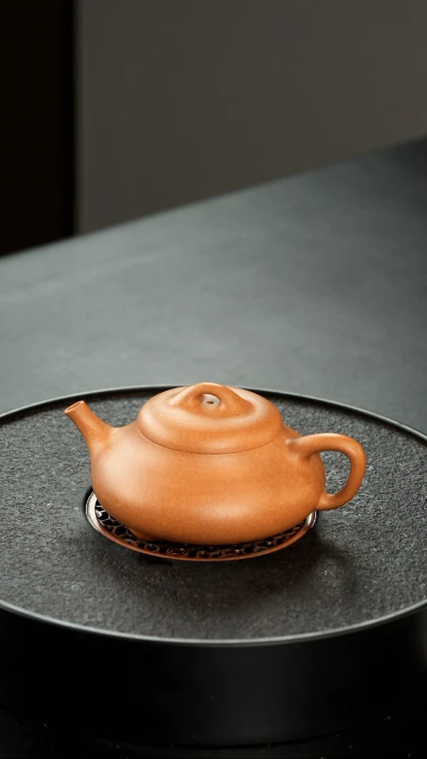 茶壶紫砂黄龙山团山黄金段任瓢200cc