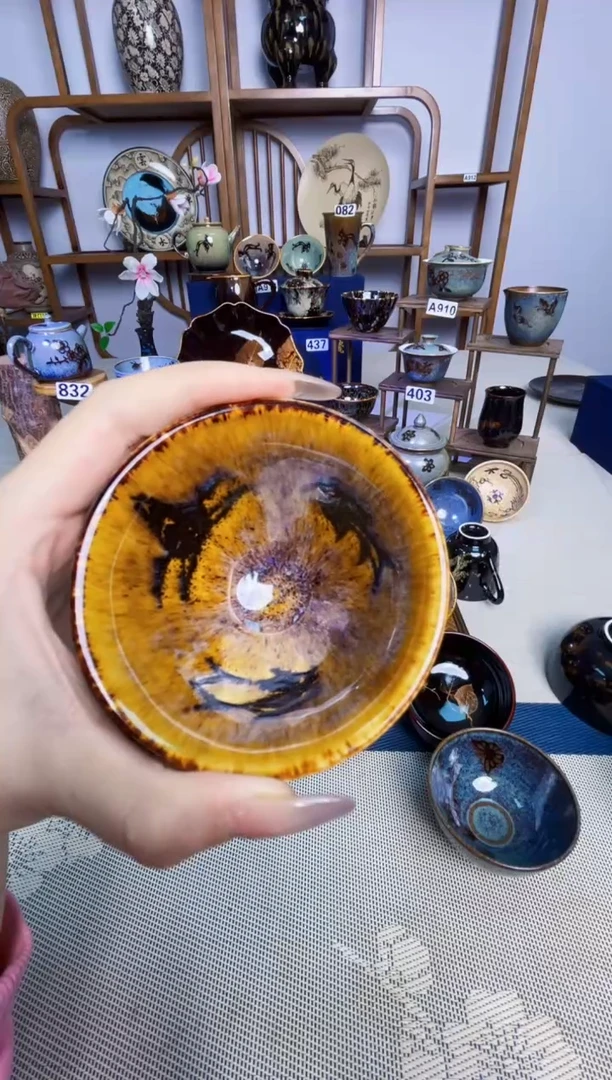 我****光【人面鱼纹】非遗大师手工高温瓷特价款