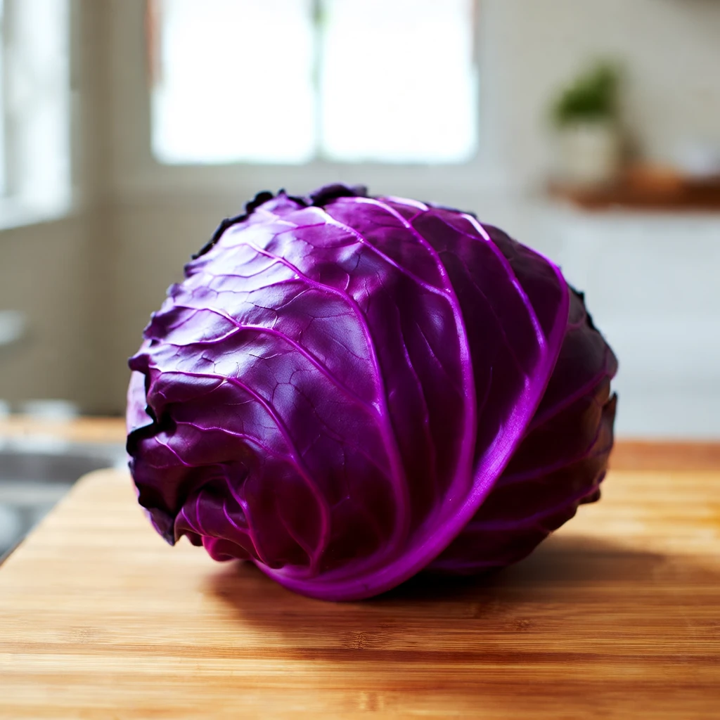 新鲜 紫甘蓝 约450-550克