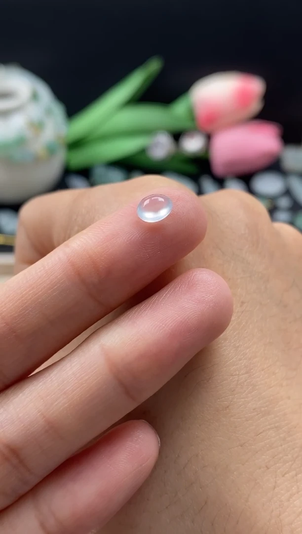 【闪购商品】翡翠颈饰未镶嵌翡翠高冰蛋面