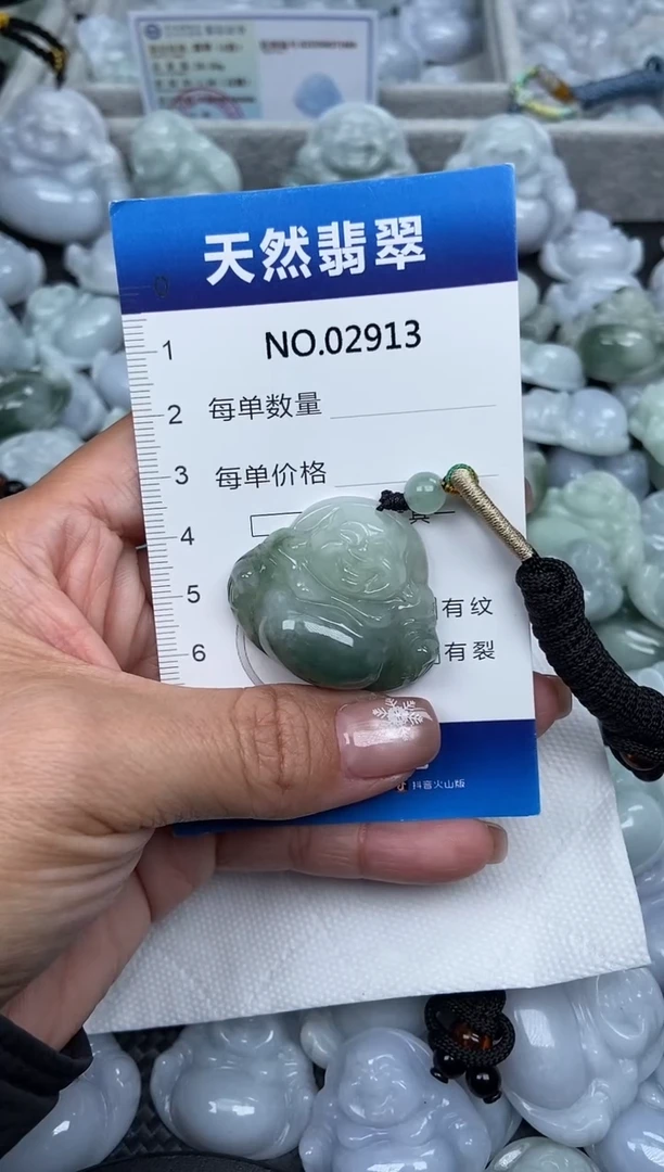 颈饰未镶嵌翡翠纯天然A货翡翠2913