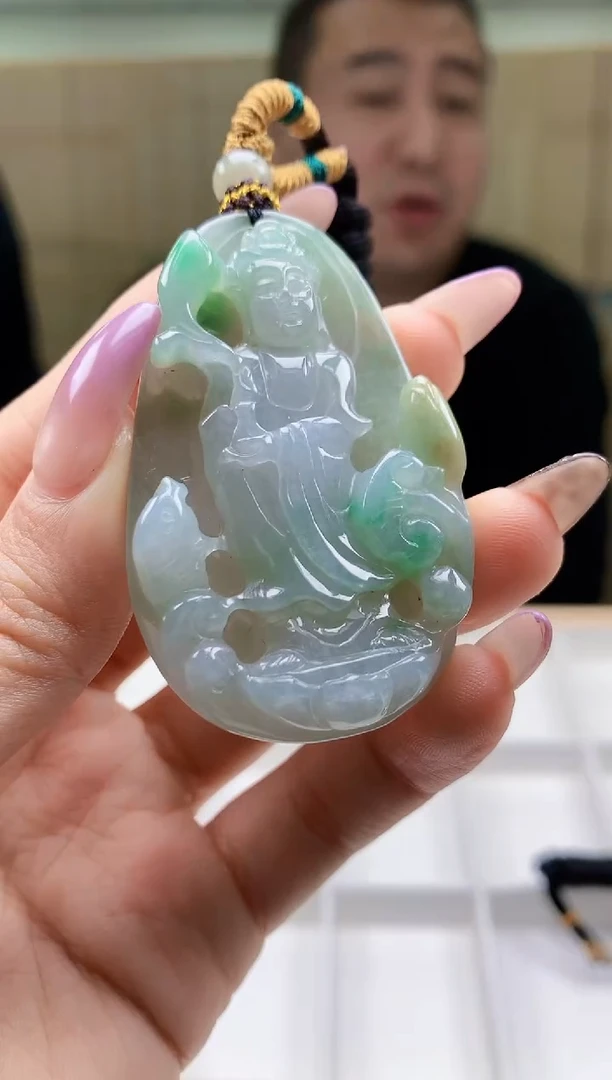 定制翡翠未镶嵌4898ty-毛货挂件58