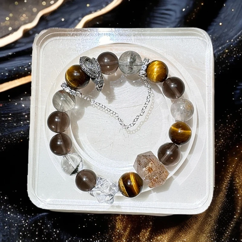 【设计款】天然水晶DIY手串手链男女同款时尚轻奢