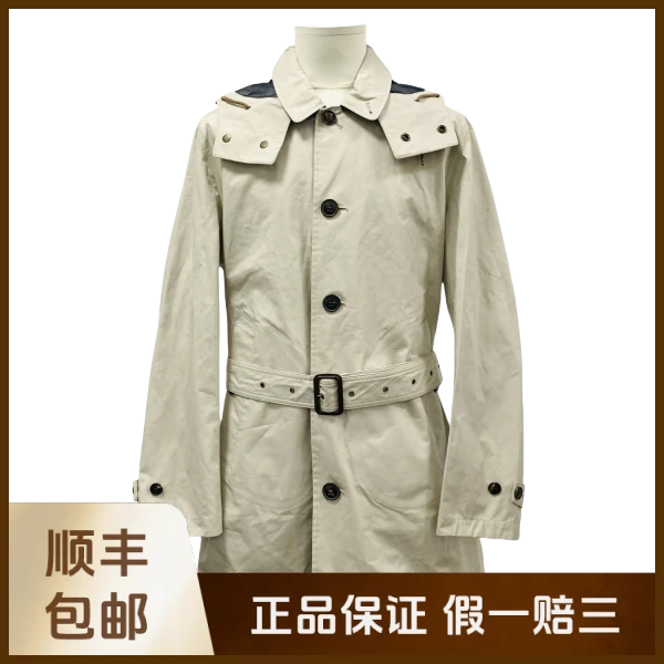 妃鱼/博柏利/棉/风衣/95新/沐九17