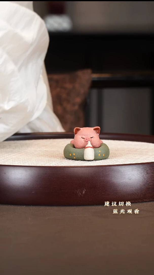 茶壶紫砂茶宠 猪