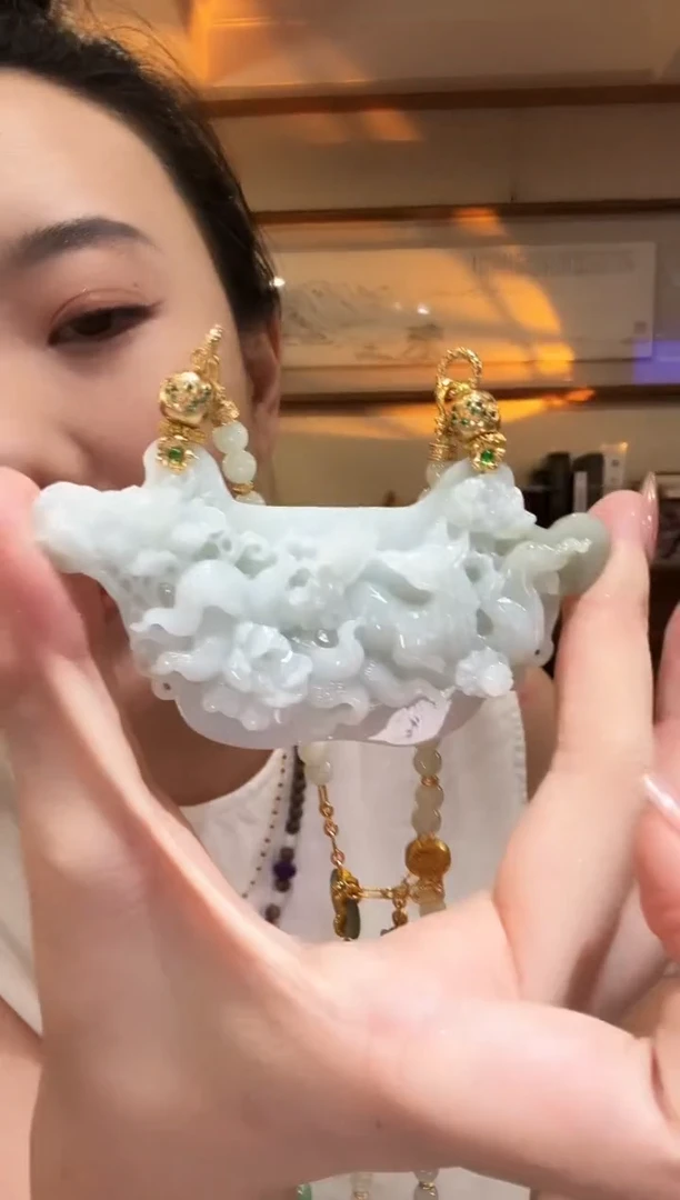 颈饰未镶嵌翡翠国风