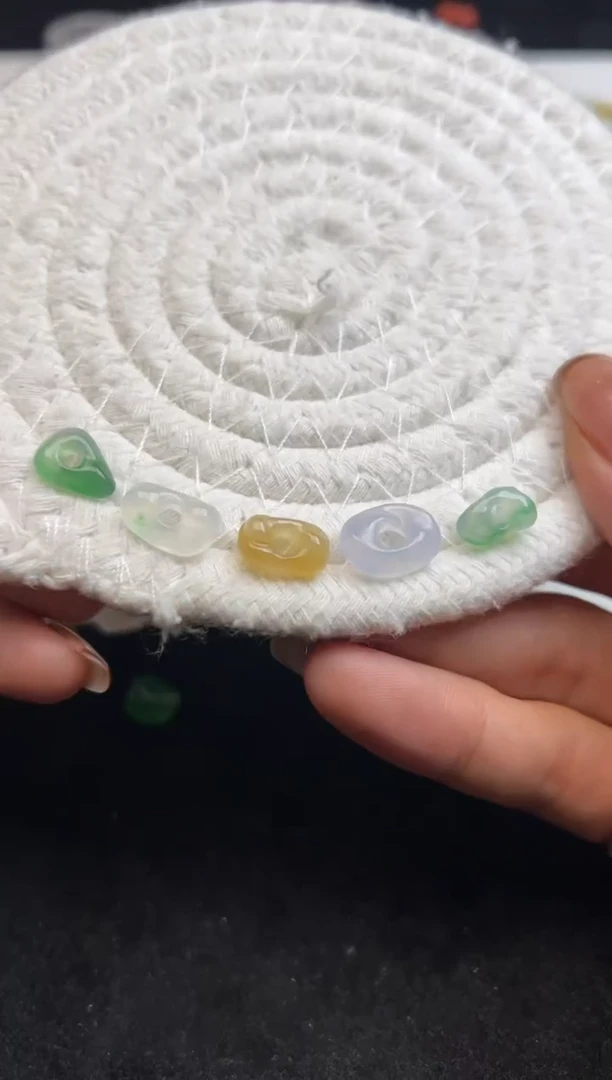 未镶嵌定制翡翠风生水起五颗1800